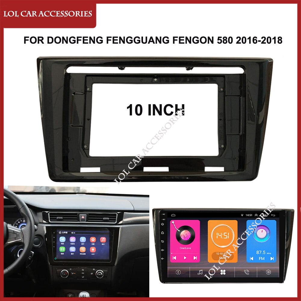 DONGFENG FengGuang Fengon 580 2016-2018   ׷ ȵ̵ GPS MP5 ÷̾   г  Ŀ  10 ġ ٸ